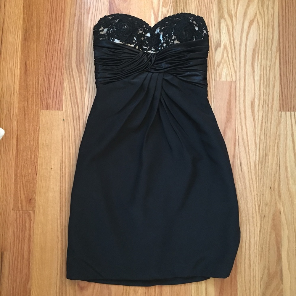 🎉Black strapless cocktail dress-must go!
